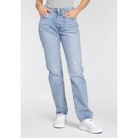 5-Pocket-Jeans LEVI'S Jeans Jeans 501 JEANS Gr. 26, Länge 30, blau (indigo botanics) Damen Jeans 5-Pocket-Jeans