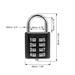 8-Digit Combination Padlock Push Button Lock for Locker Cabinet 2Pcs - 8-Digit,2Pcs