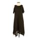 Apt. 9 Casual Dress - High/Low: Green Dresses - Women's Size Medium