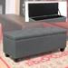 Upholstered Tufted Bench, Foldable Storage Ottoman and Entryway Bench for Bedroom Hallway