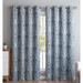 Home & Linens France Paisley Print Energy Efficient Room Darkening Blackout Grommet Window Curtain Panels - Set of 2