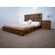 The York Platform Bed Frame Chunky reclaimed pine wood all sizes available FREE UK