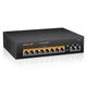 keepLiNK 10 Port PoE Switch, 8 PoE+ Ports 100Mbps, 2 Uplink 100Mbps, 120W 802.3af/at, Extend Function, Metal Fanless, Unmanaged Plug and Play