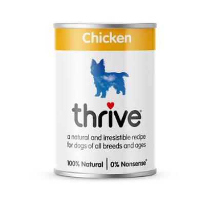 6x400g Chicken Complete dog thrive Wet Dog Food