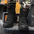 Men Tactical Boots Army Boots Men Military Desert Waterproof Ankle Men Outdoor Boots Work Safety