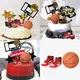 Mini Basketball Football Shoe Birthday Cake Decoration Party Supplies Kitchen DIY Baking Cupcake