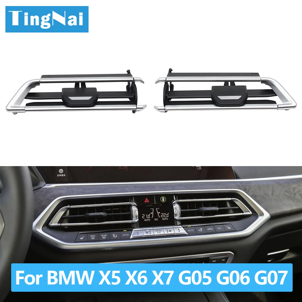 Auto Vorne Mitte Links Rechts Air Vent Outlet Grille AC Rutsche Clip Reparatur Kit Für BMW X5 X6 X7 Serie G05 G06 G07 64119458543 Image