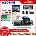 Upgrade Azdome Auto DVR M550 Pro Dash Cam 4k 5 8 GHz WLAN 2 oder 3 Kameras Front/Kabine/Heck Cam GPS