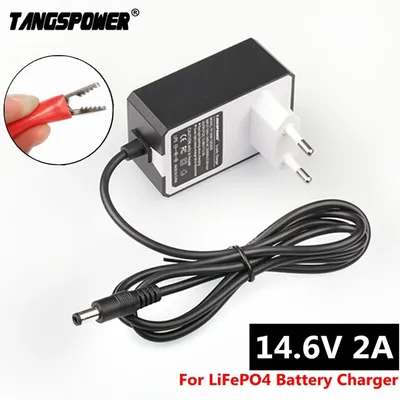 14 6 V 2A LiFePO4 Batterie Ladegerät Für 12V 12 8 V LiFePO4 Batterie Ladegerät Stecker DC 5 5mm *