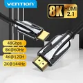 Vention HDMI 2.1 Kabel 8K/60Hz 4K/120Hz 48Gbps HDMI Digital Kabel Splitter für Xiaomi TV Box HDR10+ PS5 Switch Kabel HDMI 2.1