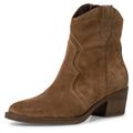 Cowboy Stiefelette TAMARIS Gr. 37, braun Damen Schuhe Cowboyboots Reißverschlussstiefeletten