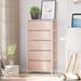 Pellebant Fabric Vertical Dresser Storage Chest Tower with 5 Drawers