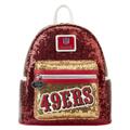 Loungefly San Francisco 49ers Sequin Mini Backpack