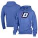 Men's Comfort Wash Crimson DePaul Blue Demons Lightweight Fleece Pullover Hoodie