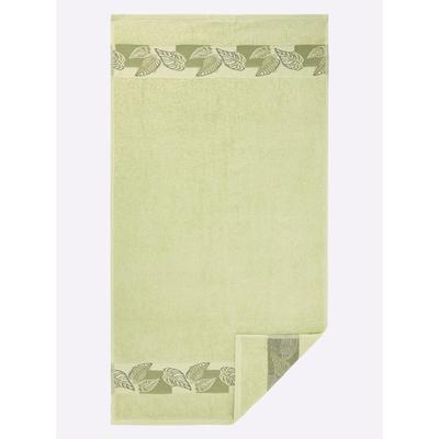 Handtuch WÄSCHEPUR Gr. 5, grün (pistazie), B:30cm L:50cm, 100% Baumwolle, Handtücher (Packung) Image