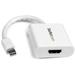 StarTech Mini-DisplayPort to HDMI Video Adapter Converter (White) MDP2HDW