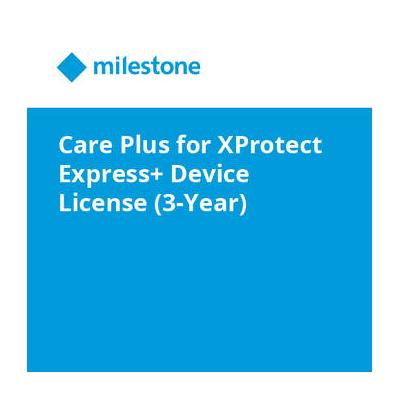 Milestone Care Plus for XProtect Express+ Device License (3-Year) Y3XPEXPLUSDL