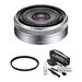 Sony E 16mm f/2.8 Lens with UV Filter Kit SEL16F28S