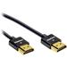 Pearstone HDA-501UTB Ultra-Thin High-Speed HDMI Cable with Ethernet (Black, 1.5') HDA-501UTB
