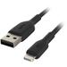 Belkin Boost Charge Lightning to USB-A Cable (0.5', Black) CAA001BT0MBK