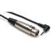 Hosa Technology Stereo Mini Angled Male to 3-Pin XLR Female Cable - 15' XVM-115F