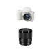 Sony ZV-E10 Mirrorless Camera with 35mm f/1.8 Lens Kit (White) ILCZV-E10/W