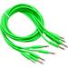Cre8audio Nazca Noodles Eurorack-Style Patch Cables (Groovy Green, 5-Pack, 4.9') GRNOODLE150
