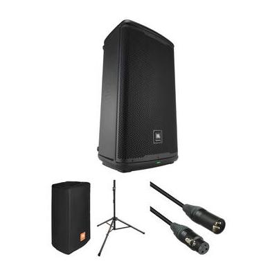 JBL EON712 Powered Speaker Kit with Cover, Stand, ...