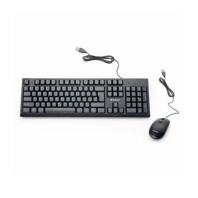 Verbatim Wired Keyboard and Mouse Bundle (Black) 70734