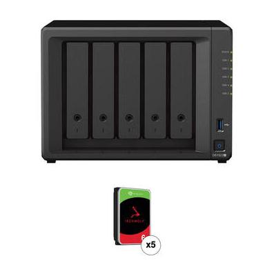 Synology 30TB DiskStation DS1522+ 5-Bay NAS Enclosure Kit with Seagate IronWolf NAS DS1522+