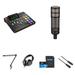 RODE RODECaster Pro II Podcasting Value Kit with Mic, Boom Arm, Headphones, and RCP II