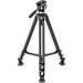 Leofoto LVC-253C Carbon Fiber Twin Leg Tripod with BV-15 Video Head System LVC-253C+BV-15