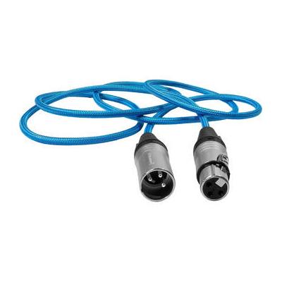 Kondor Blue 3-Pin XLR Male to 3-Pin XLR Female Audio Cable (5') KB-MXLR-F-5
