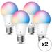 TP-Link KL125 Kasa Smart Wi-Fi Light Bulb (Multicolor, 8-Pack) KL125P4