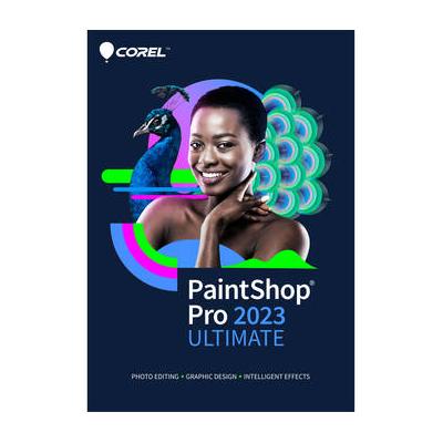 Corel PaintShop Pro 2023 Ultimate (Windows, Includes Download Code) PSP2023ULMLMBAM
