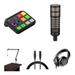 RODE X Streaming Video Podcasting Kit with Limelight Mic, Boom Arm, Headphones, an STREAMER X