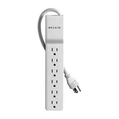 Belkin 6-Outlet Home/Office Surge Protector (4' Cord, White) BE106000-04