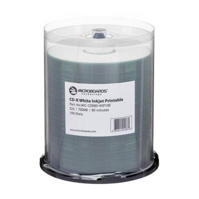 Microboards CD-R White Inkjet 52x (100 Pk Spindle)...