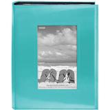 Pioneer Photo Albums Sewn Photo Album with Frame Cutout - For 4 x 6" (Blue) FRM246/CBL