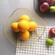 Simple Modern Iron Fruit Basket Fruit Container Bowl Home Creative Snacks Bread Storage Drain Basket