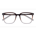 Unisex s square Gradient Brown Plastic Prescription eyeglasses - Eyebuydirect s House