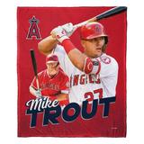 MLB Player Los Angeles Angels Mike Trout Double Silk Touch Throw