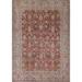 All-Over Floral Tabriz Persian Antique Area Rug Handmade Wool Carpet - 8'3" x 10'0"