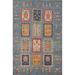 Garden Design Kazak Oriental Area Rug Handmade Wool Carpet - 4'3" x 6'2"