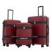 3 Piece Luggage Sets Expandable ABS+PC with Spinner Wheels Lightweight TSA Lock