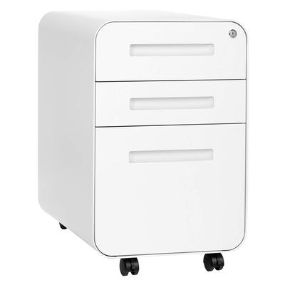 3-Drawer File Cabinet for Home Office Commercial-Grade One Size, Steel File Cabinet