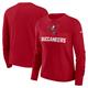 Women's Nike Red Tampa Bay Buccaneers Modest Crop Performance Long Sleeve T-Shirt
