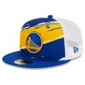 Men's New Era Royal/White Golden State Warriors Tear Trucker 9FIFTY Adjustable Hat