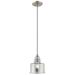 1 Light Brushed Nickel Mini Pendant