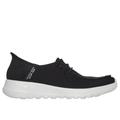 Skechers Women's Slip-ins: GO WALK Joy - Idalis Slip-On Shoes | Size 9.0 | Black/White | Textile/Synthetic | Machine Washable